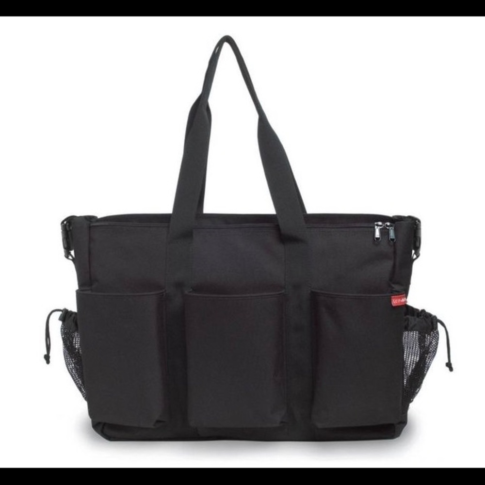 Skip Hop Duo Double Diaper Bag - Black - Like New